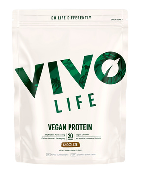 Vegan Protein Vivo Life gorzka czekolada / chocolate (960 g / 30 porcji) 