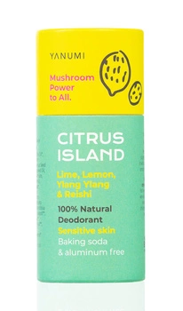 Naturalny dezodorant bez sody i bez aluminium YANUMI - Citrus Island (60 ml)