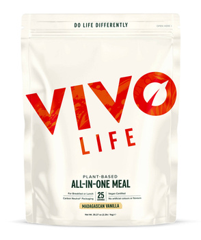 Vivo Life ALL-IN-ONE (WHOLE) Waniliowy - białko roślinne, witaminy i składniki mineralne (1 kg/25 porcji)
