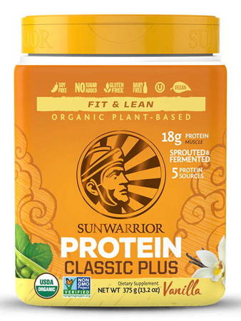 Sunwarrior PLUS - Waniliowy TERMIN 10-06-2022 (375 g - białko wegańskie)